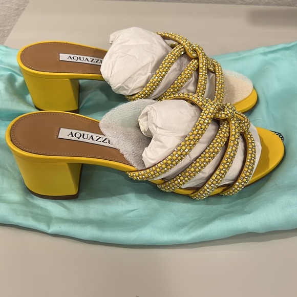 Aquazurra Yellow heels - Picture 4 of 8